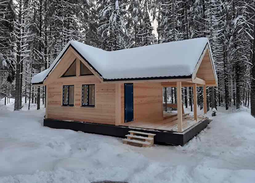 Каркасная баня 6х6