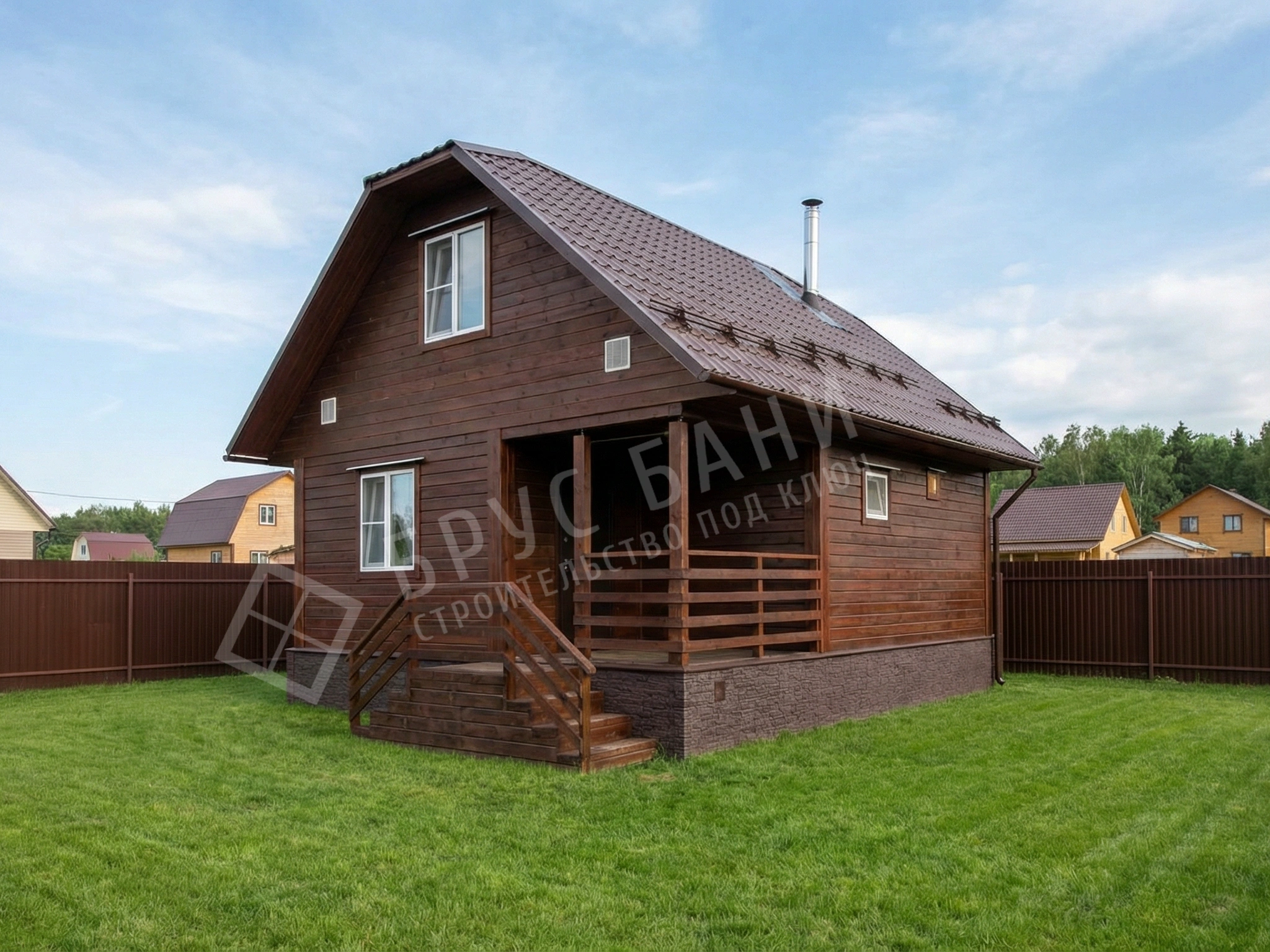 Баня из бруса 6х7,5