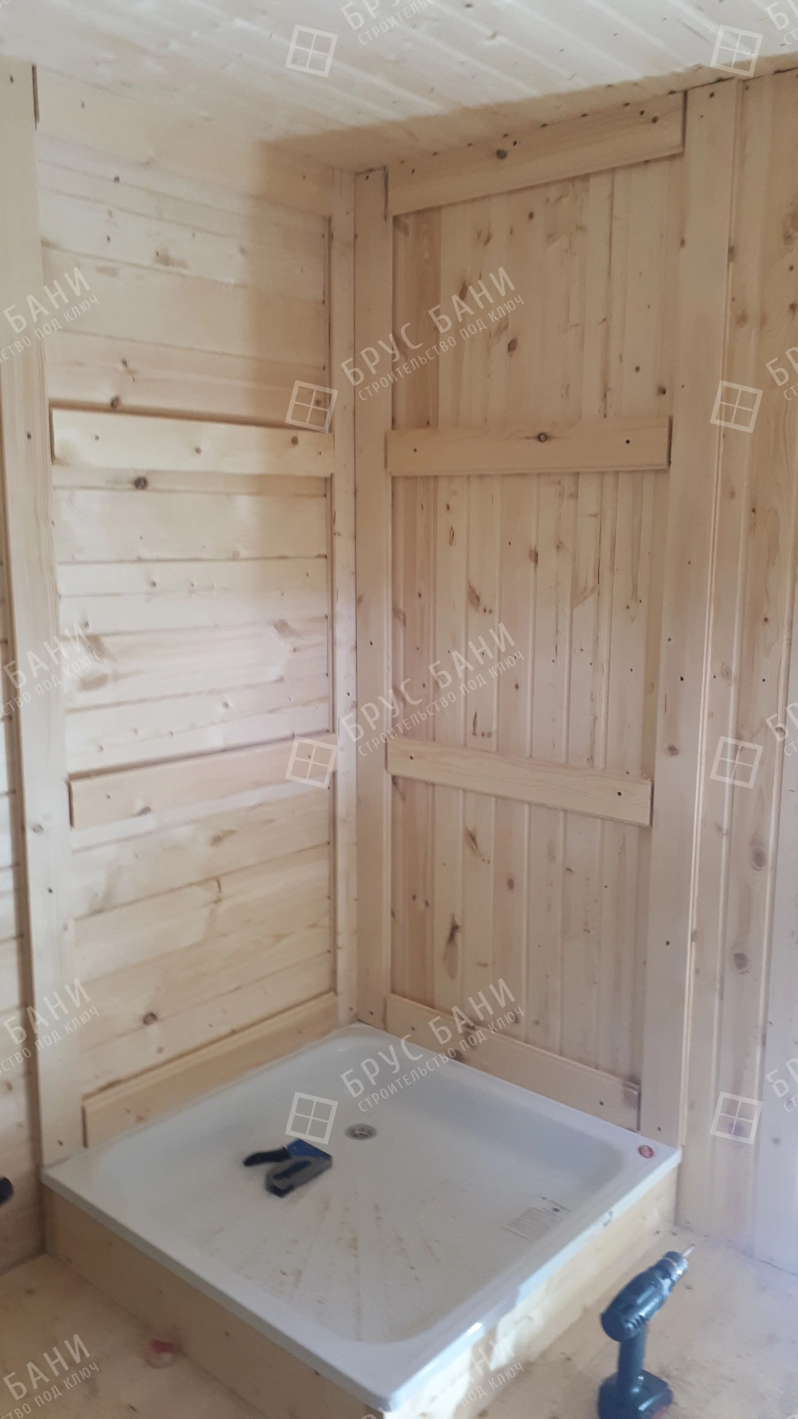 Душевая в бане