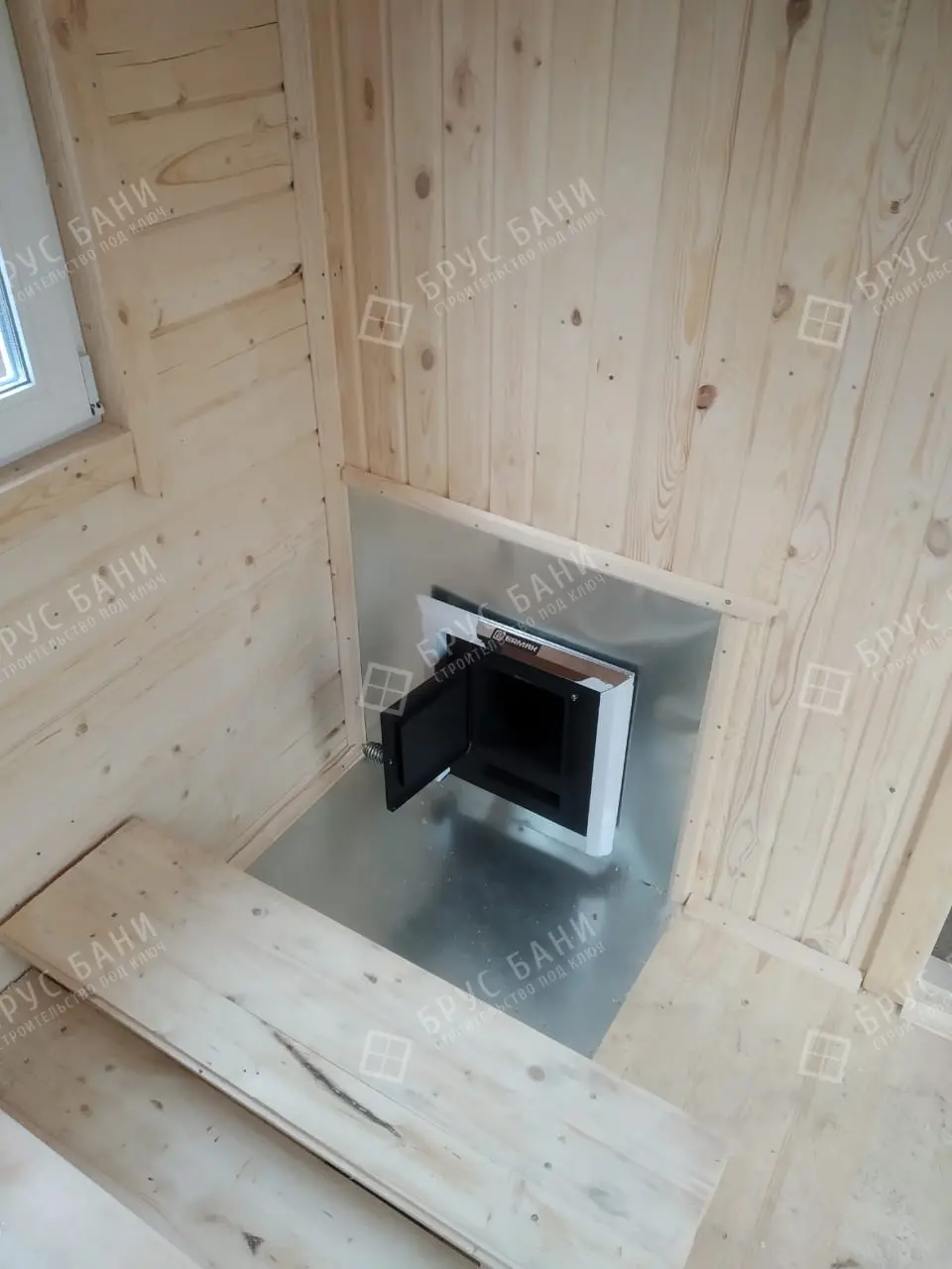 Портал печи в бане