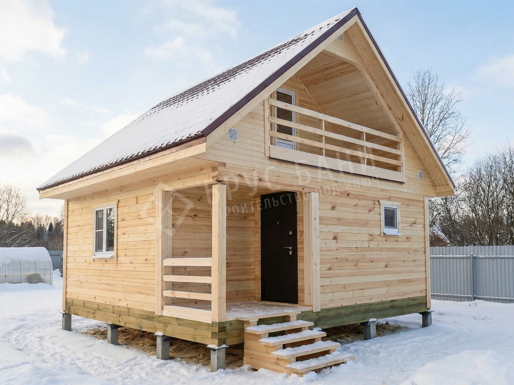 Баня из бруса  6х6