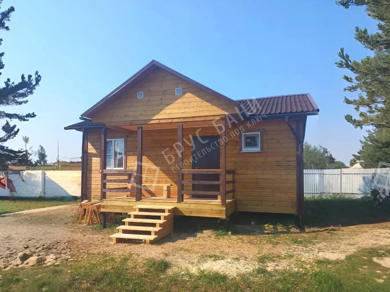 Баня из бруса 6х8
