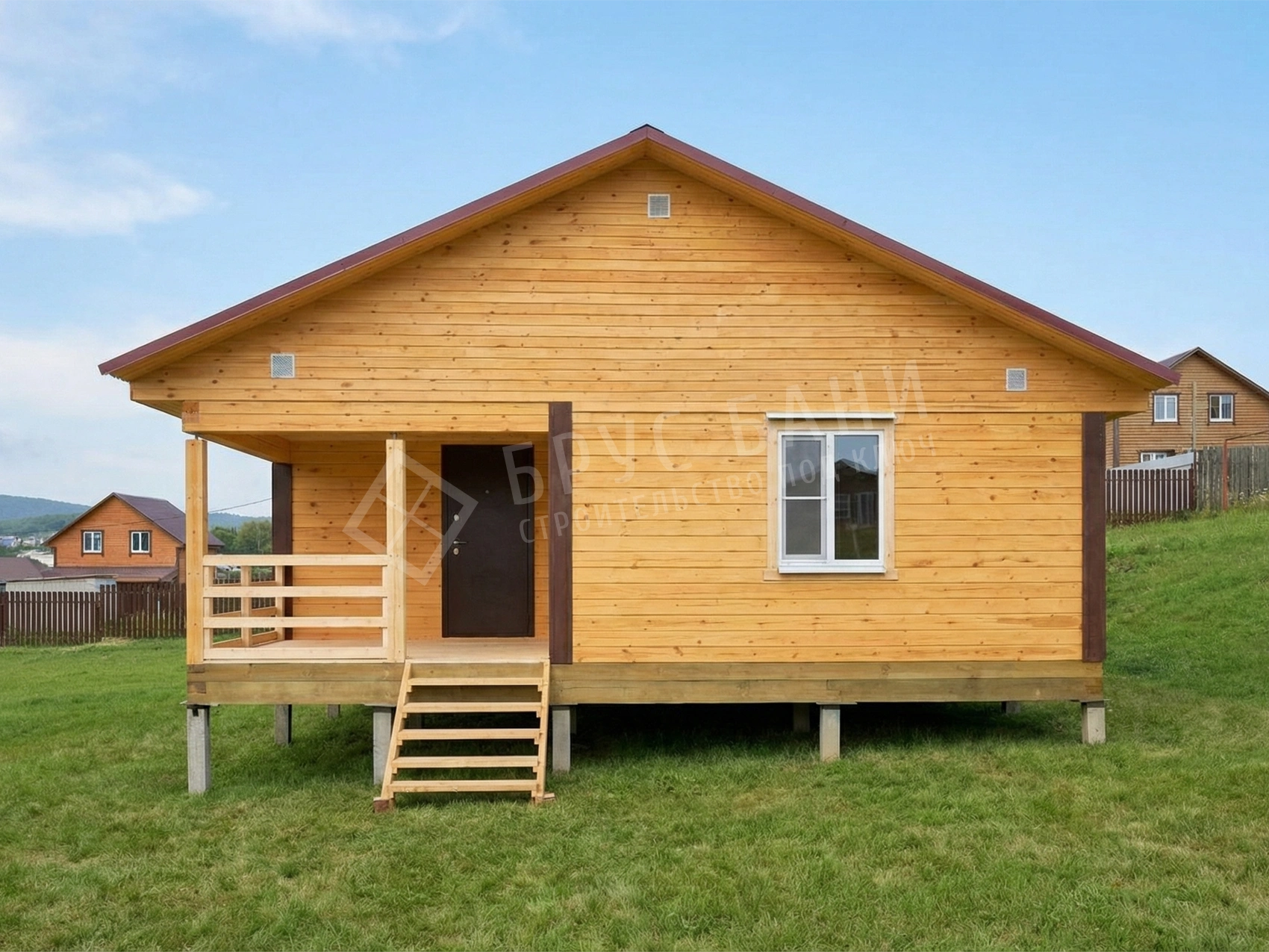 Баня из бруса 7х8