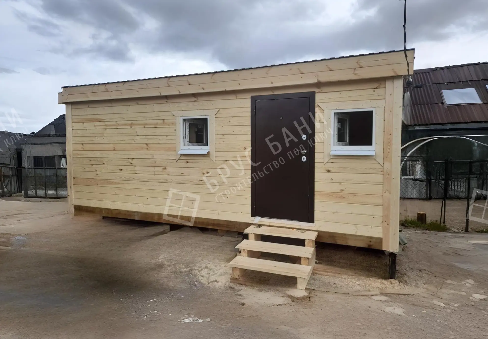Готовая баня 2,3х6