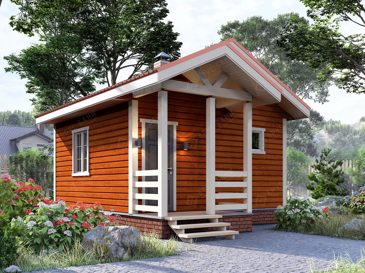 Баня из бруса 5x5 