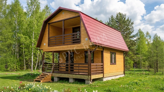 Дом из бруса 6х8.5 Витебск