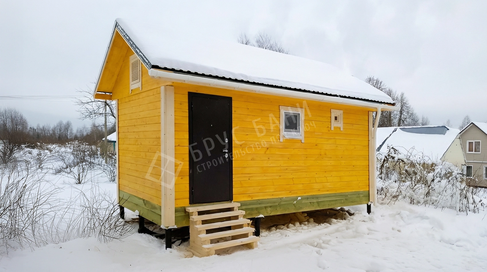 Баня из бруса 3х6 Владимир