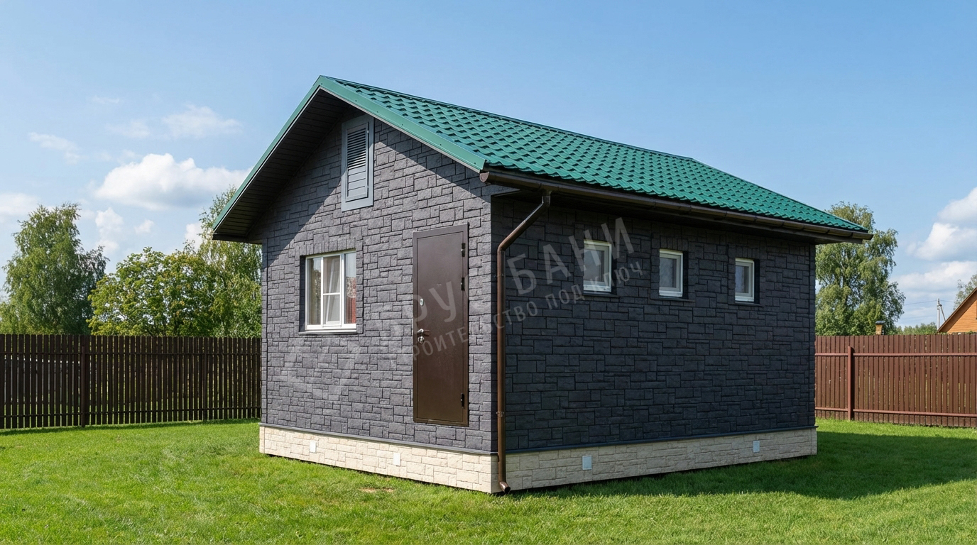 Каркасная баня 5х6 Зубцов