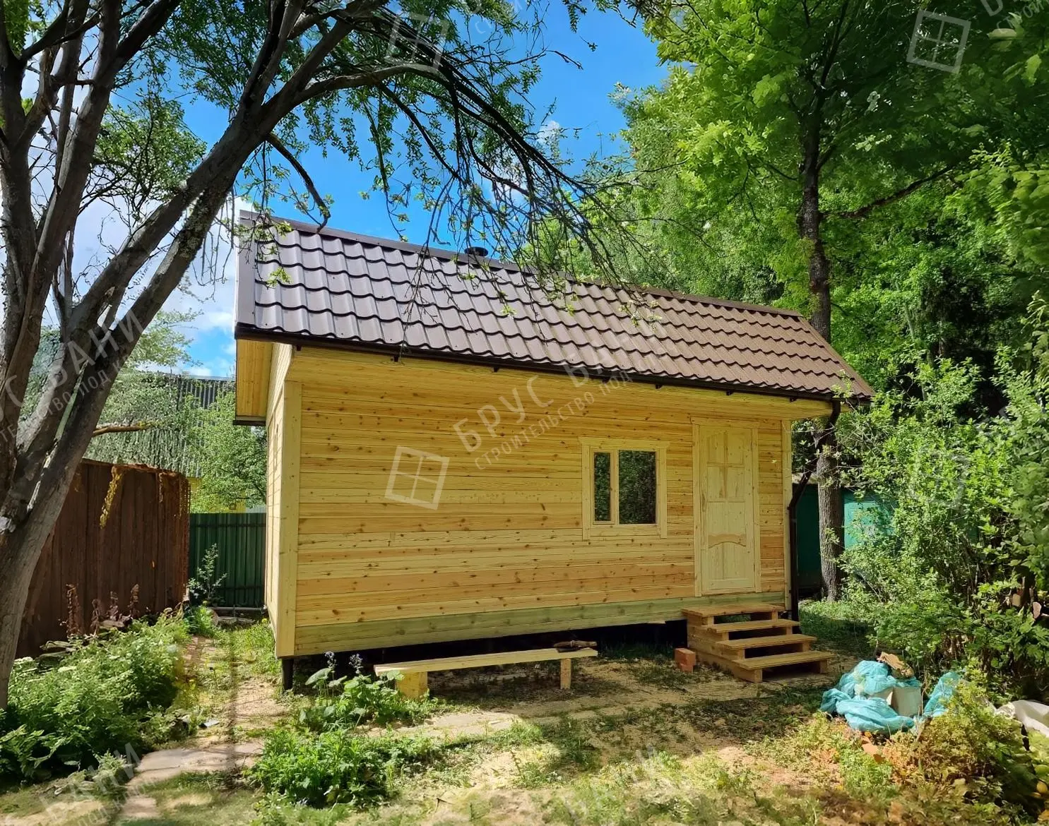 Баня из бруса 4х6