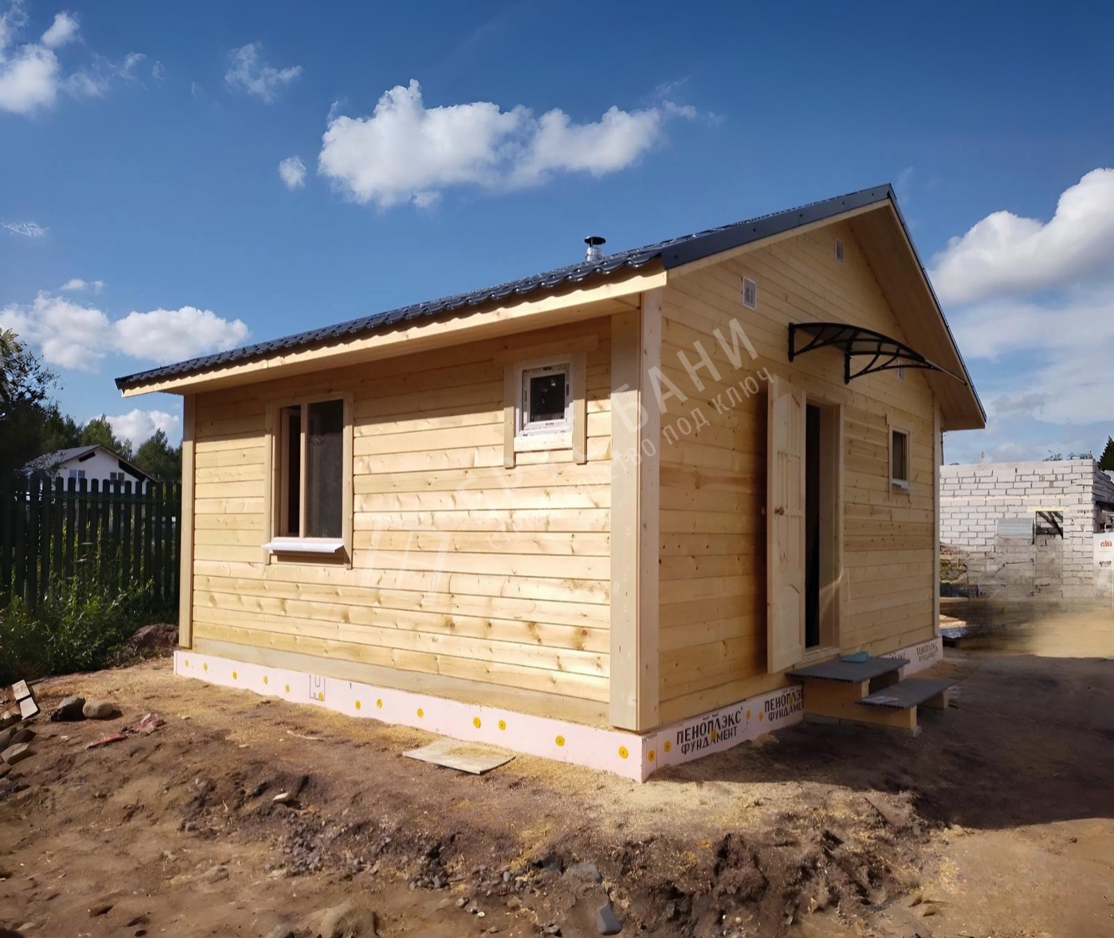 Баня из бруса 5х6 Тутаев