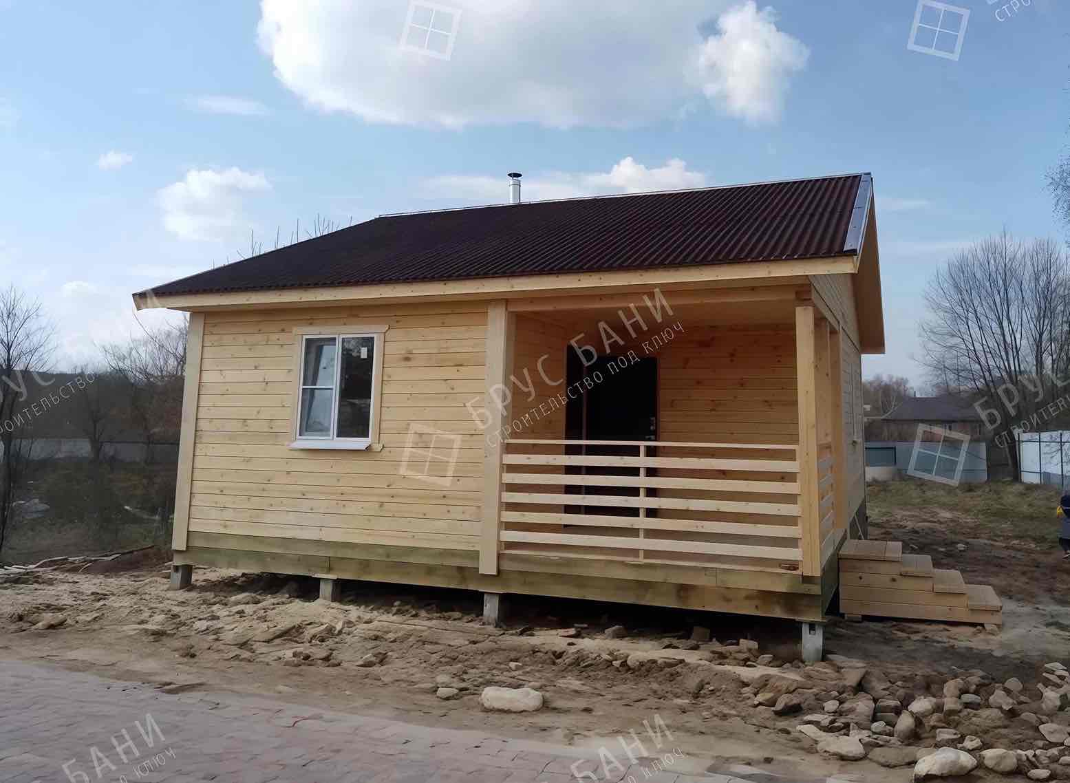 Баня из бруса 7х8 Светогорск