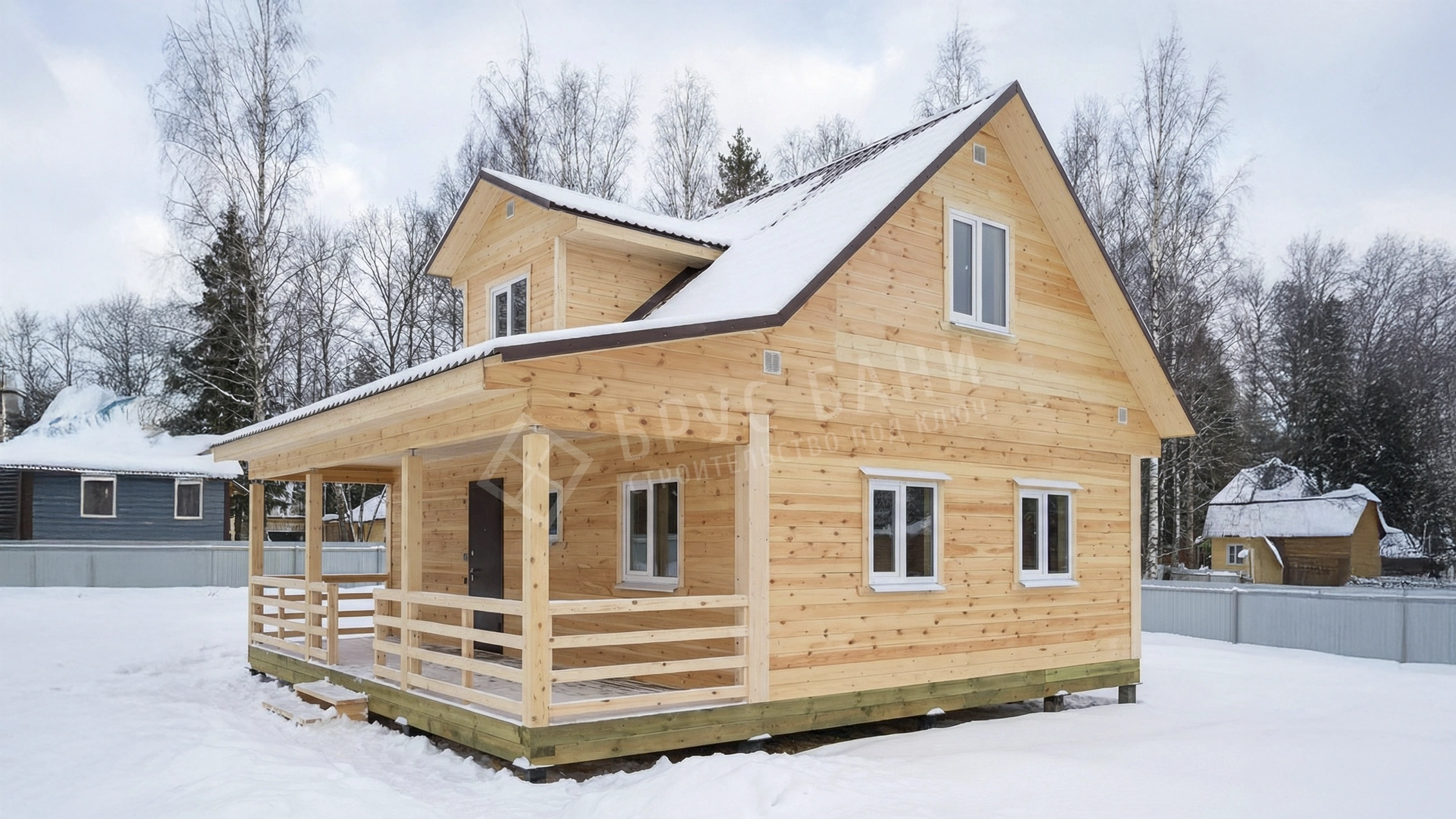 Баня из бруса 6х9 Сергиев Посад