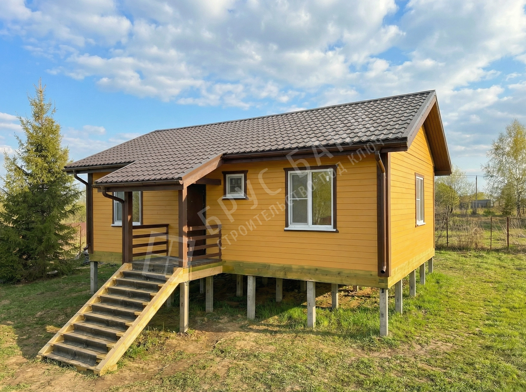 Дом из бруса 7х10