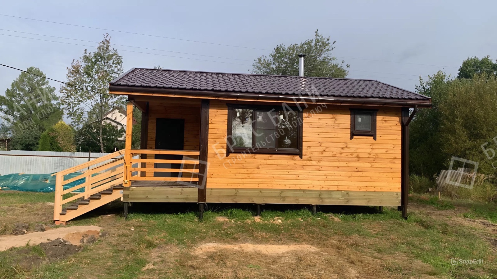 Баня из бруса 6х8 Ржев