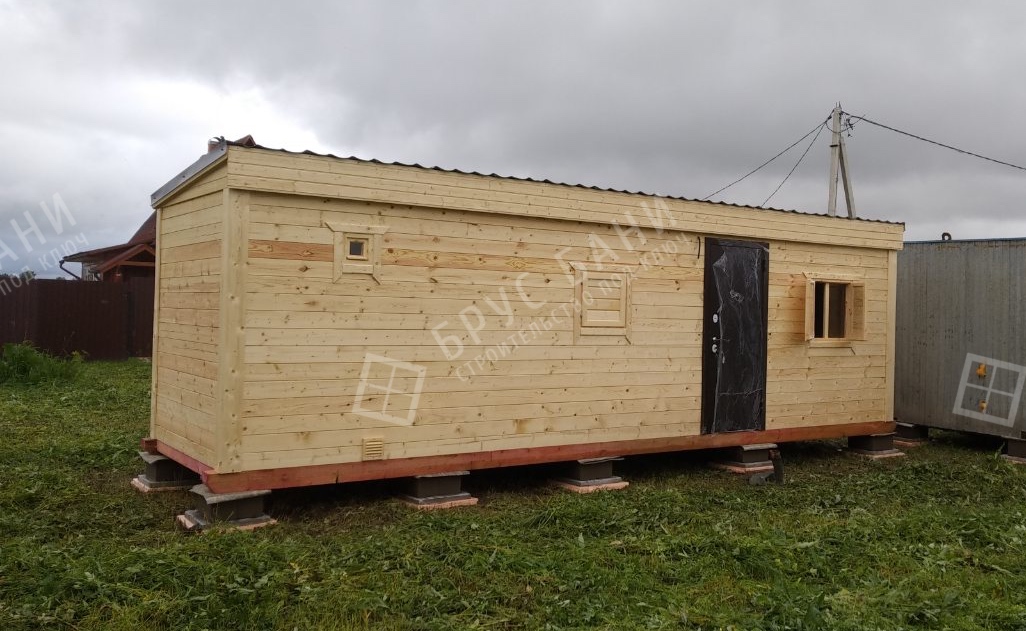 Готовая баня 2.3х8 Урал