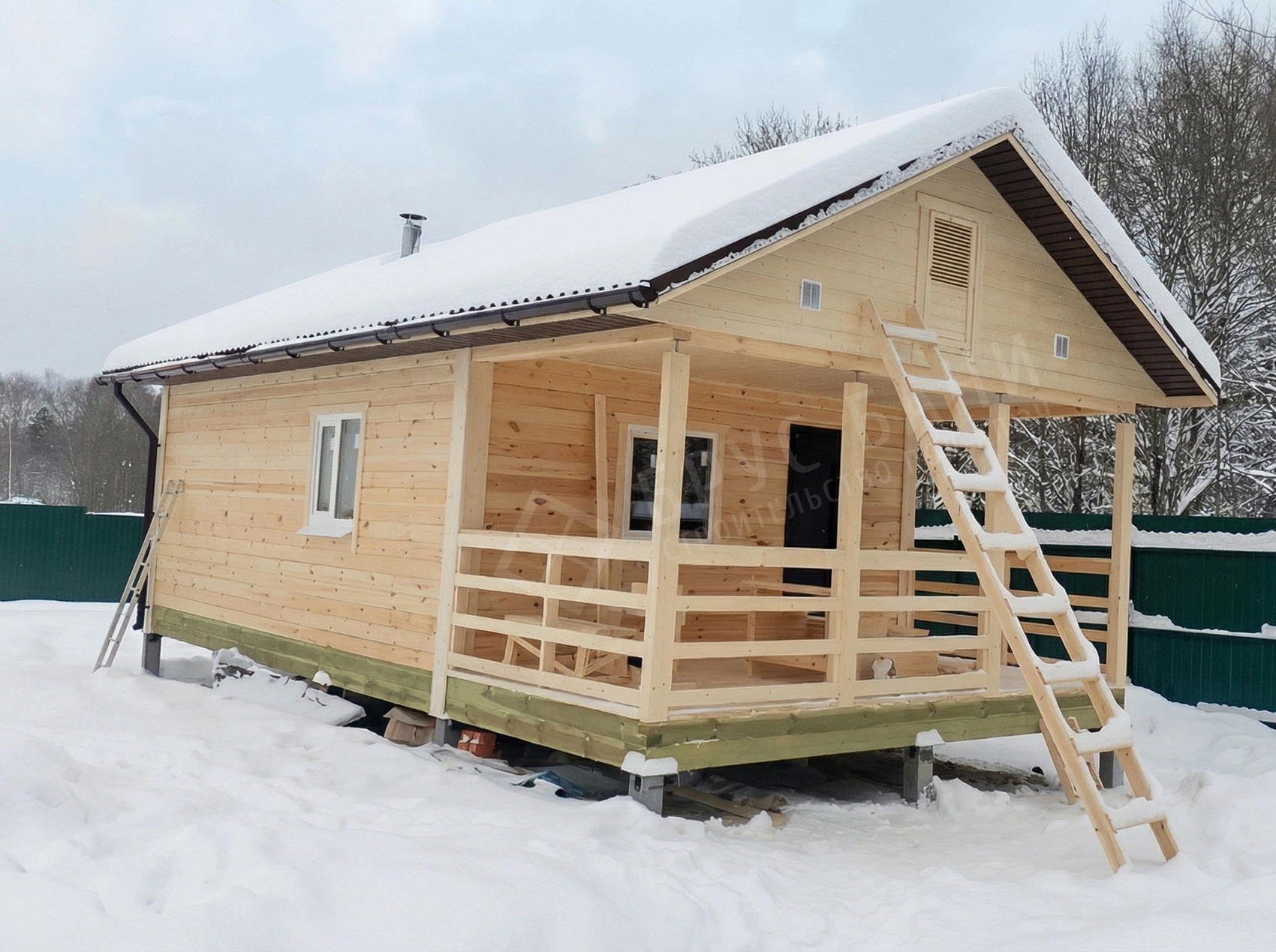 Баня из бруса 5х9.5