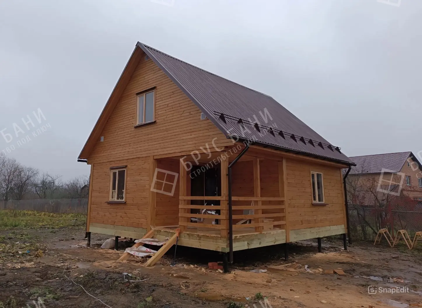 Баня из бруса 7х8