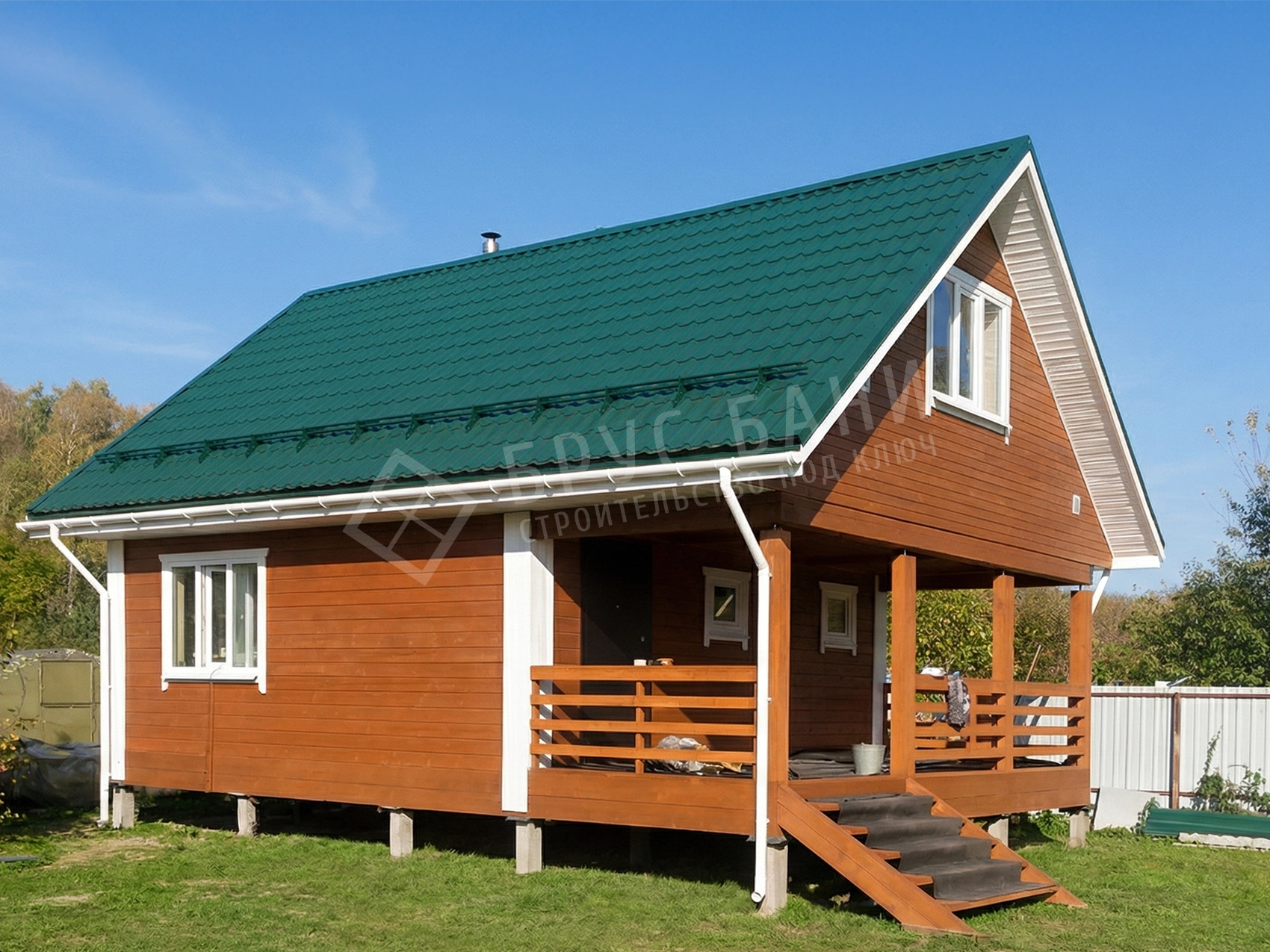 Баня из бруса 6х8.5