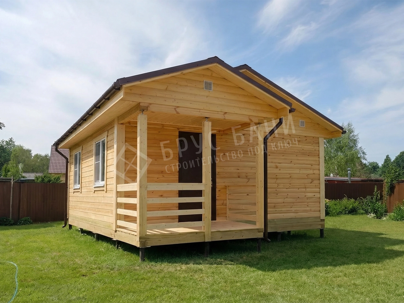 Баня из бруса 6х6