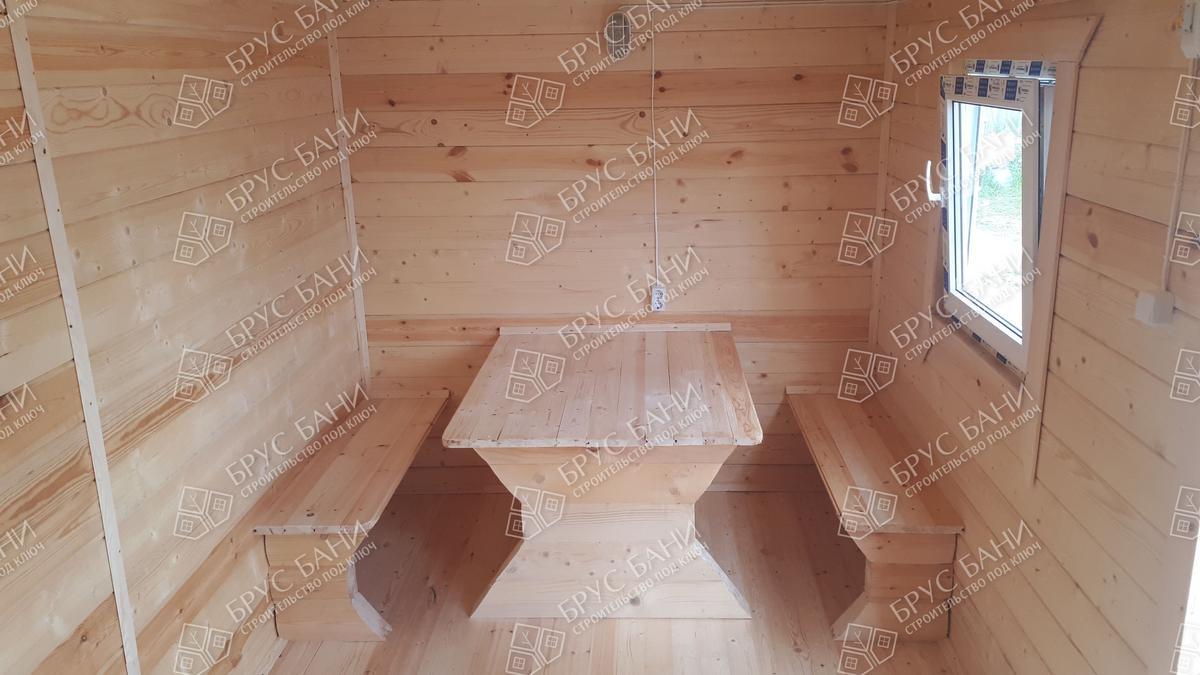 Деревянная мебель в бане