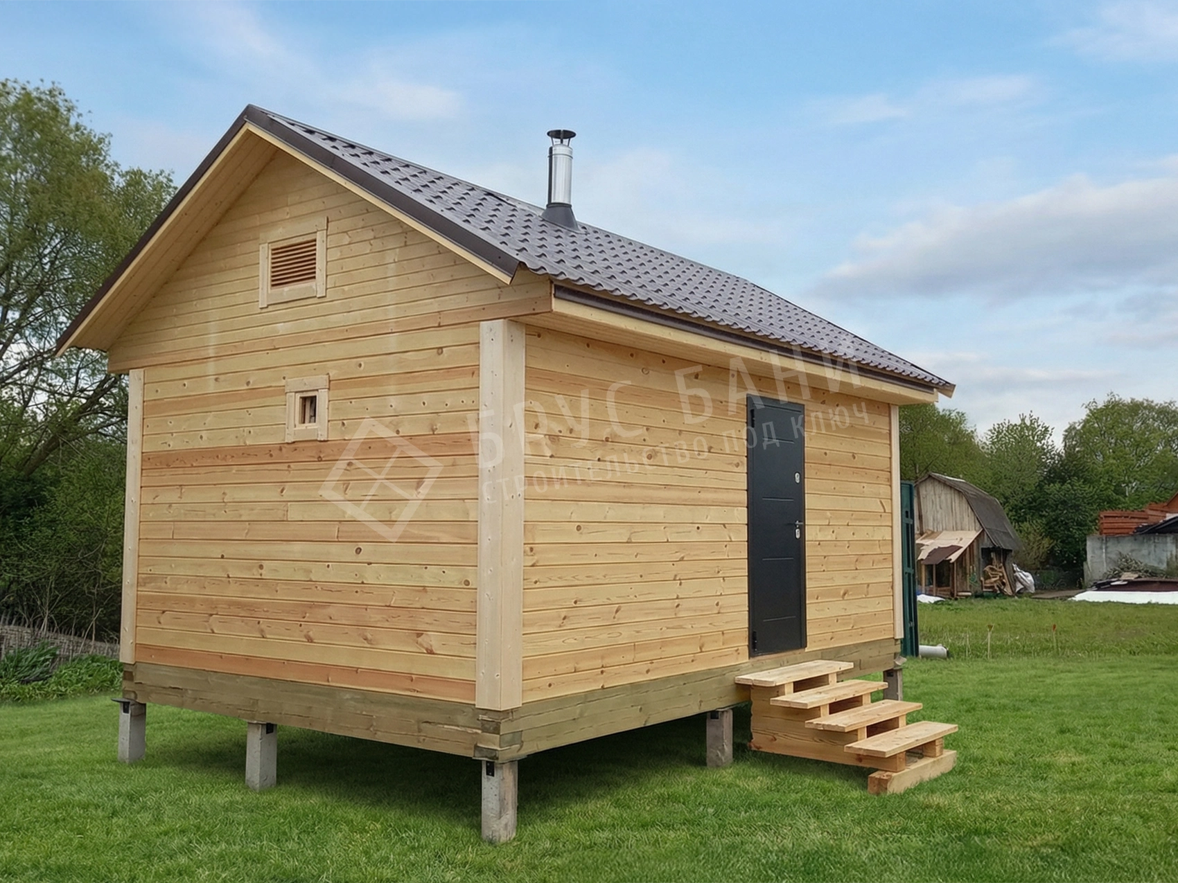 Баня из бруса 4х6