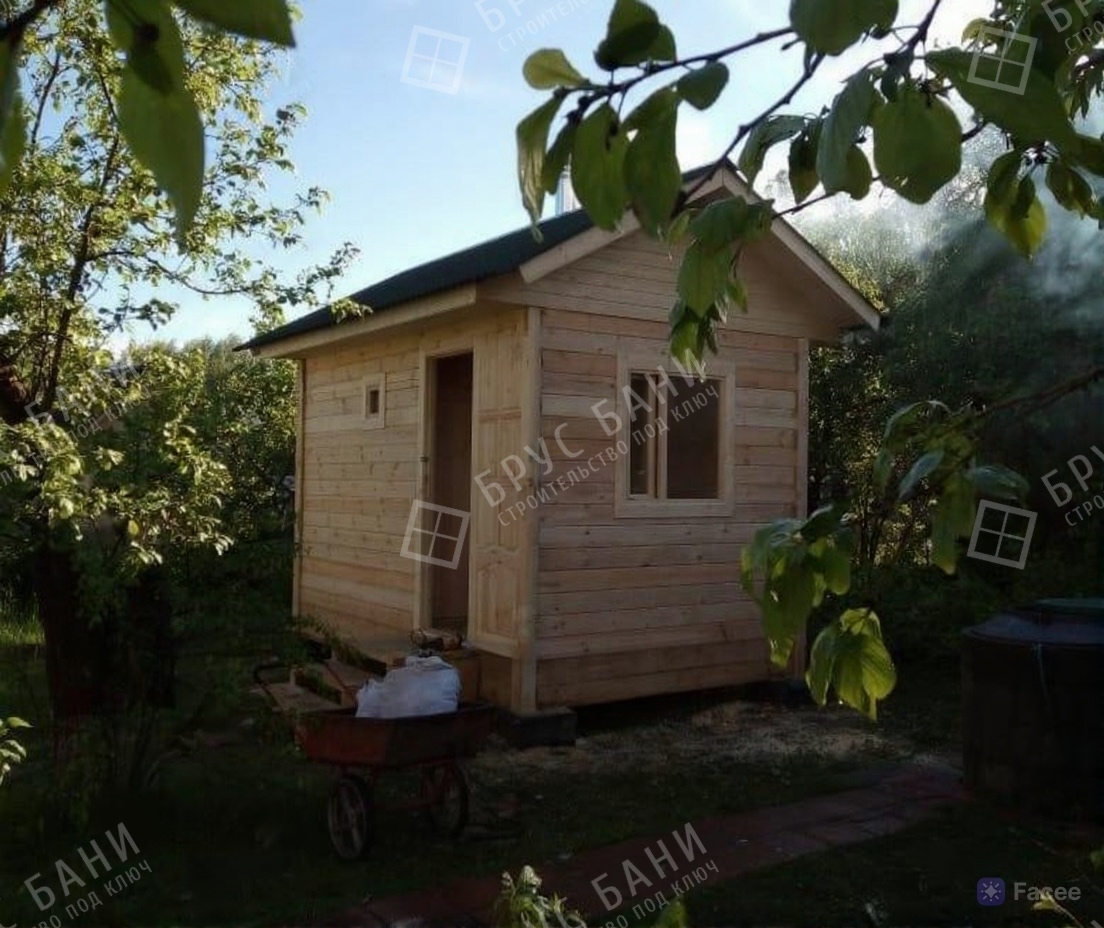 Баня из бруса 2.5х4 Алексин