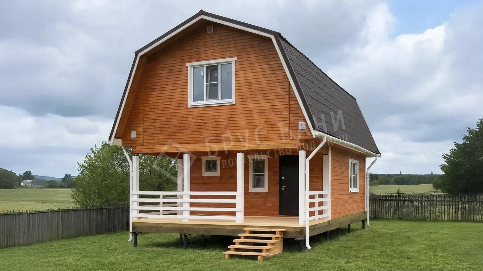 Баня из бруса 6х8.5 Ярославль