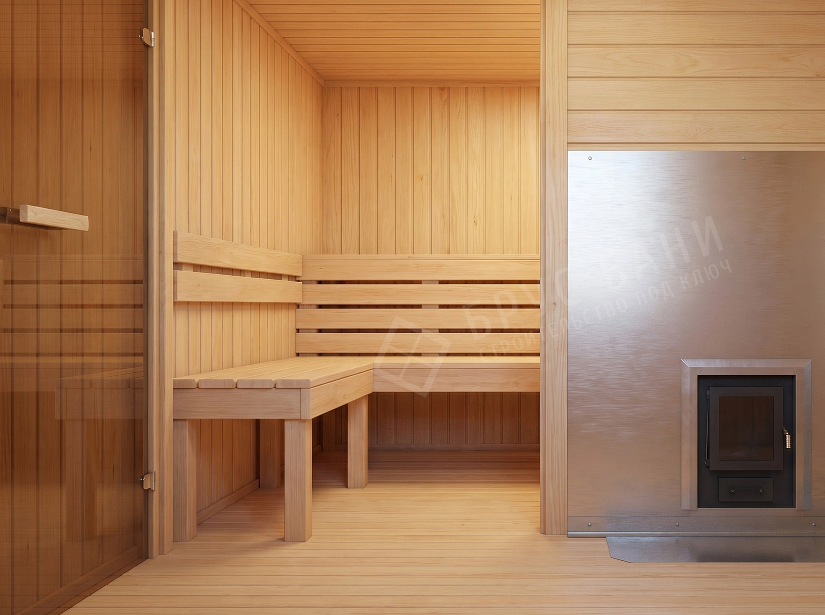 Портал печи в бане