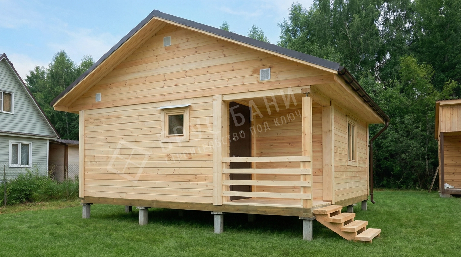 Баня из бруса 6х6 Вольск