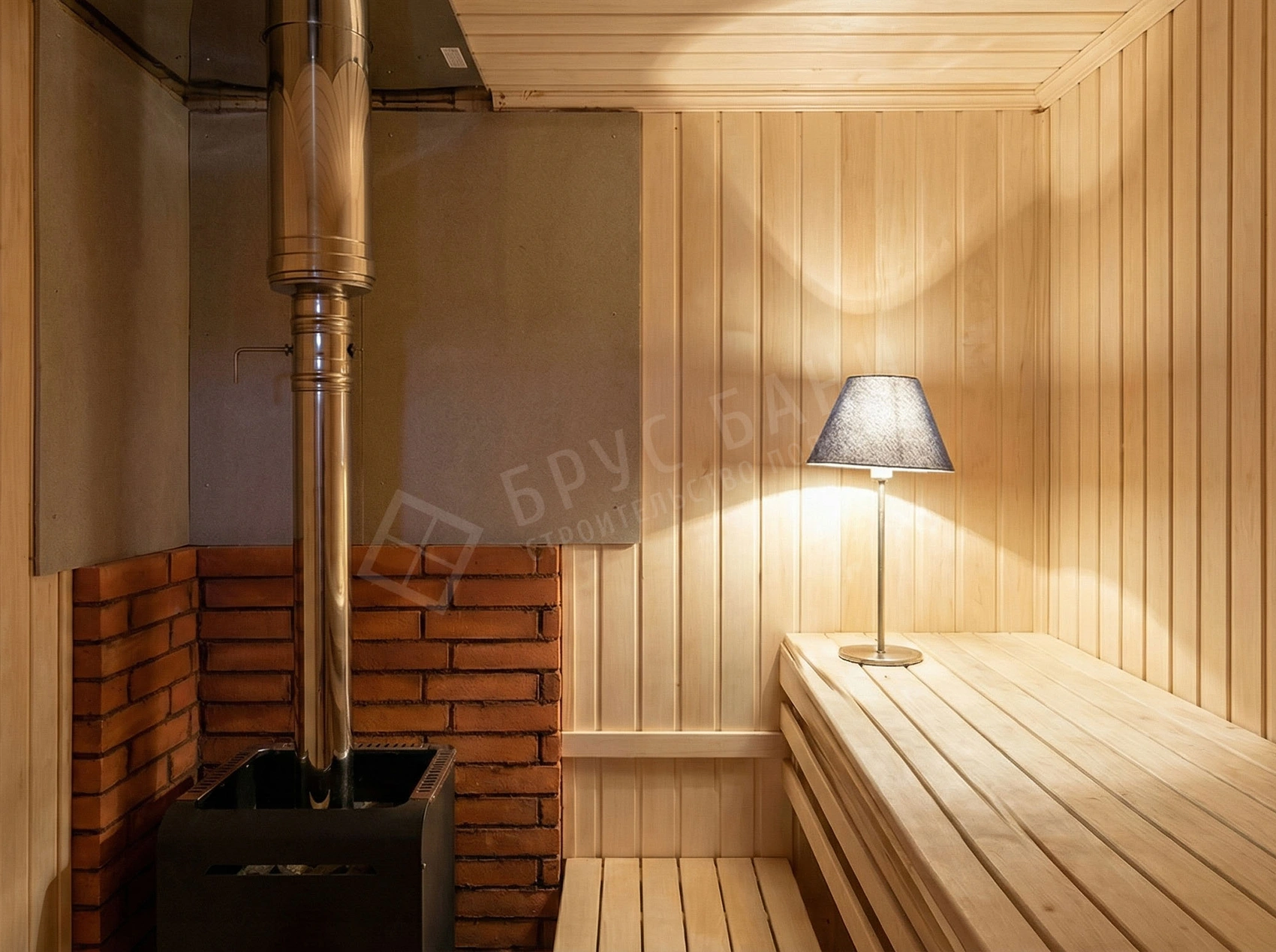 Сэндвич труба в парной