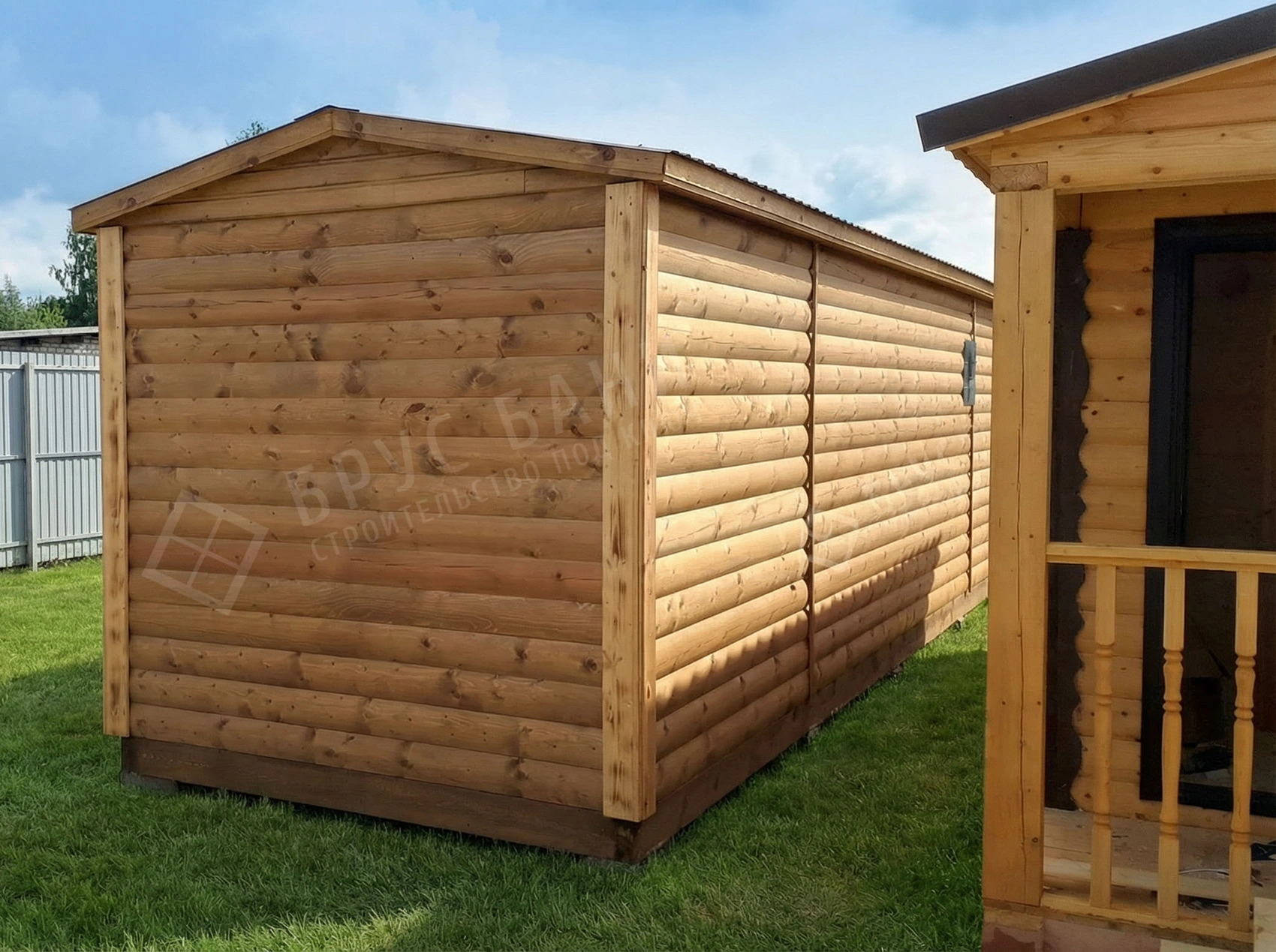 Мобильная баня 2,3х8