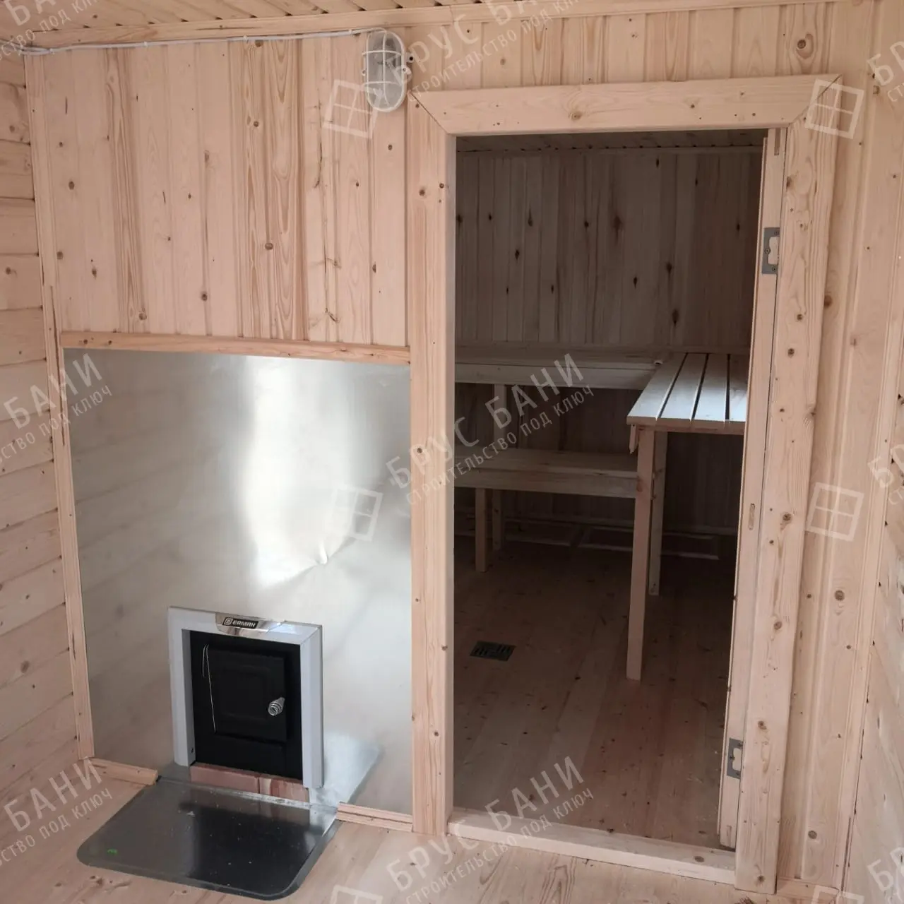 Портал печи в бане