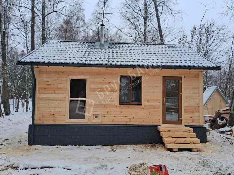 Баня из бруса 6х7 Отрадное