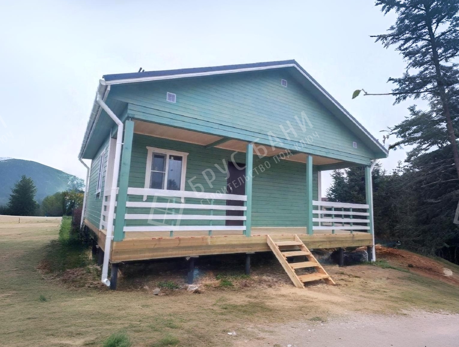 Дом из бруса 8х8 Индивидуальный проект