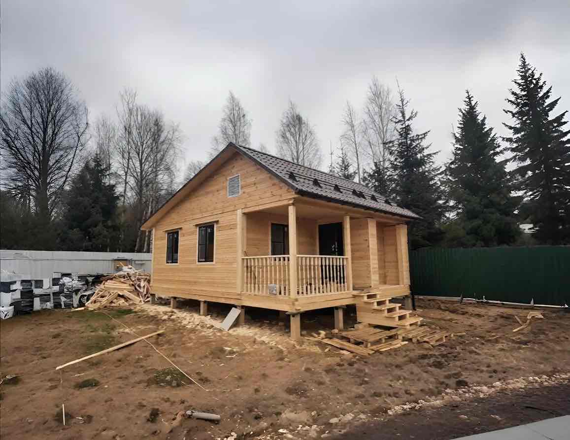 Баня из бруса 6х8 Баня из бруса 6х8