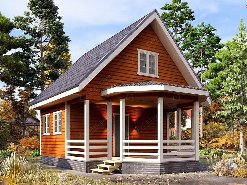 Баня из бруса Одинцово 6x6