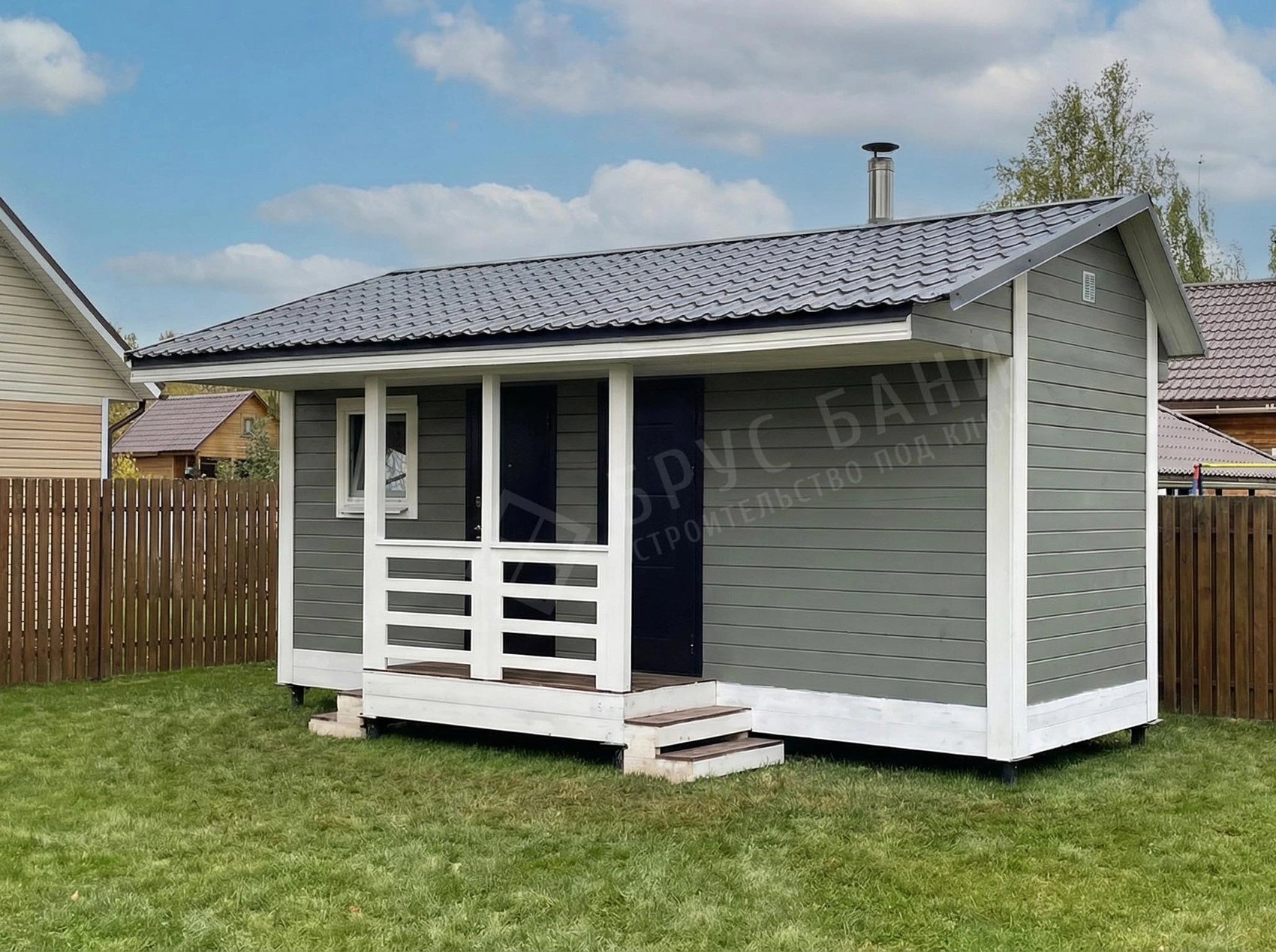 Баня из бруса 2.3x7 