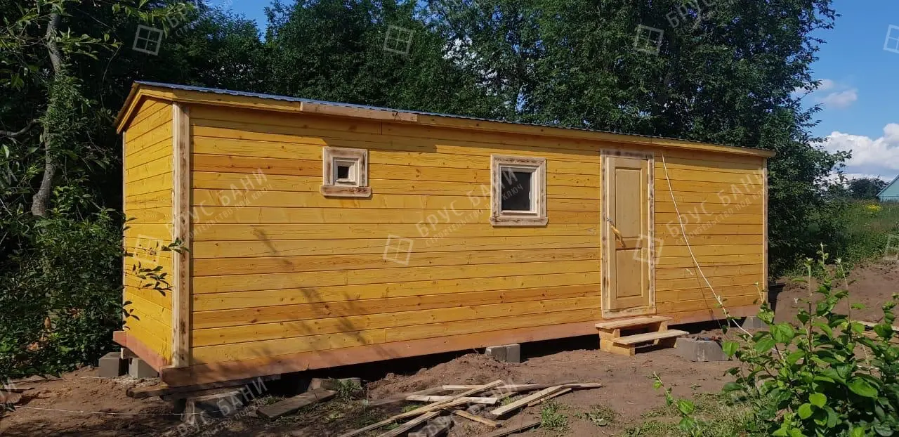 Мобильная баня 2,3х8