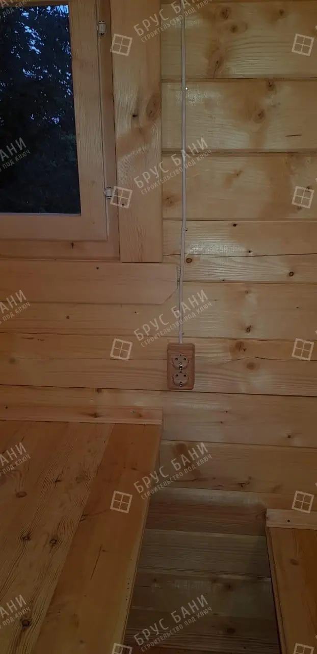 Розетки в бане
