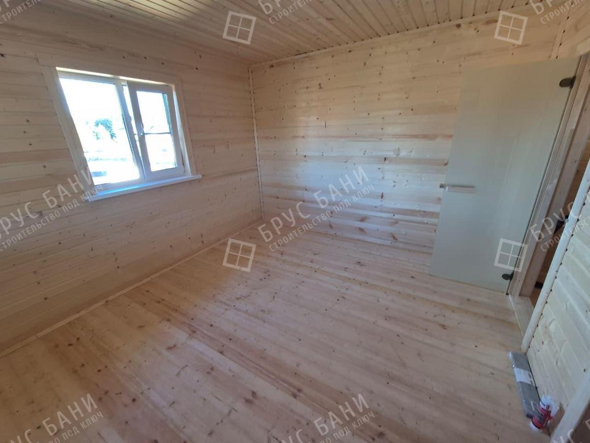 Комната отдыха в каркасной бане 6х6