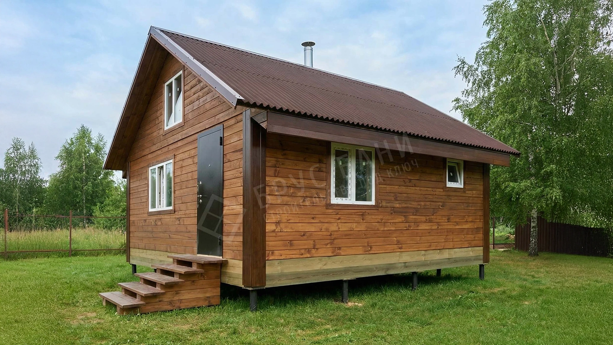 Баня из бруса 5х6 Высоцк