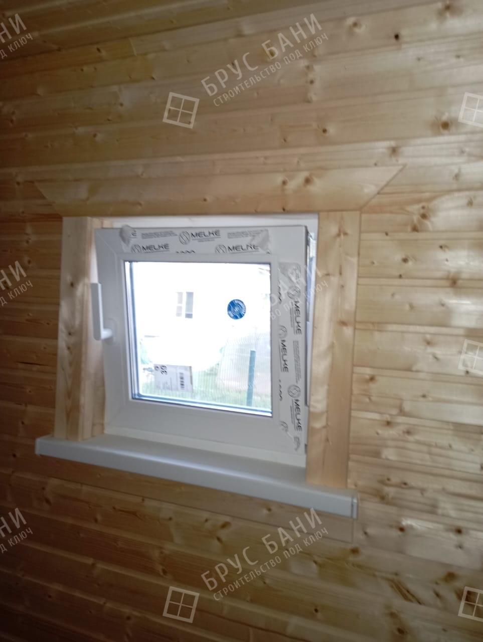 Окно в каркасной бане 4х6