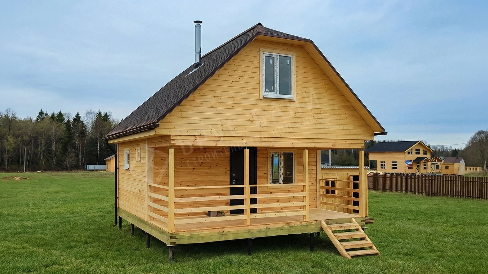 Баня из бруса 6х6 Лобня