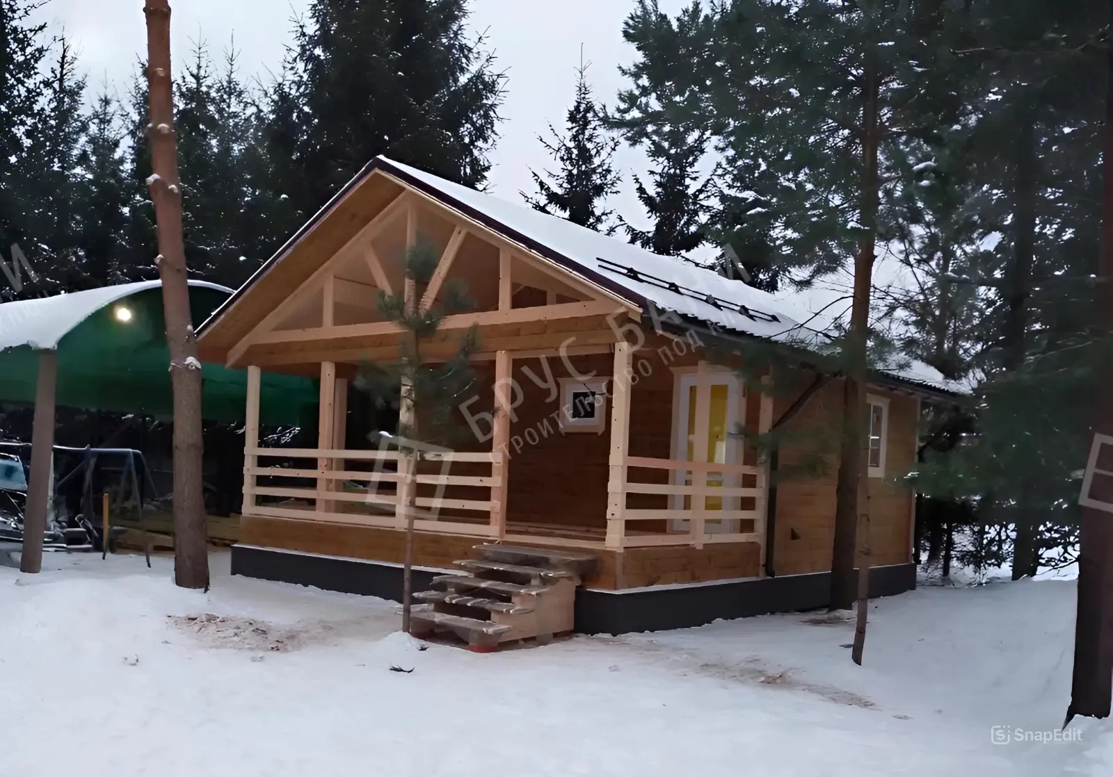 Каркасная баня 6х8 Ржев