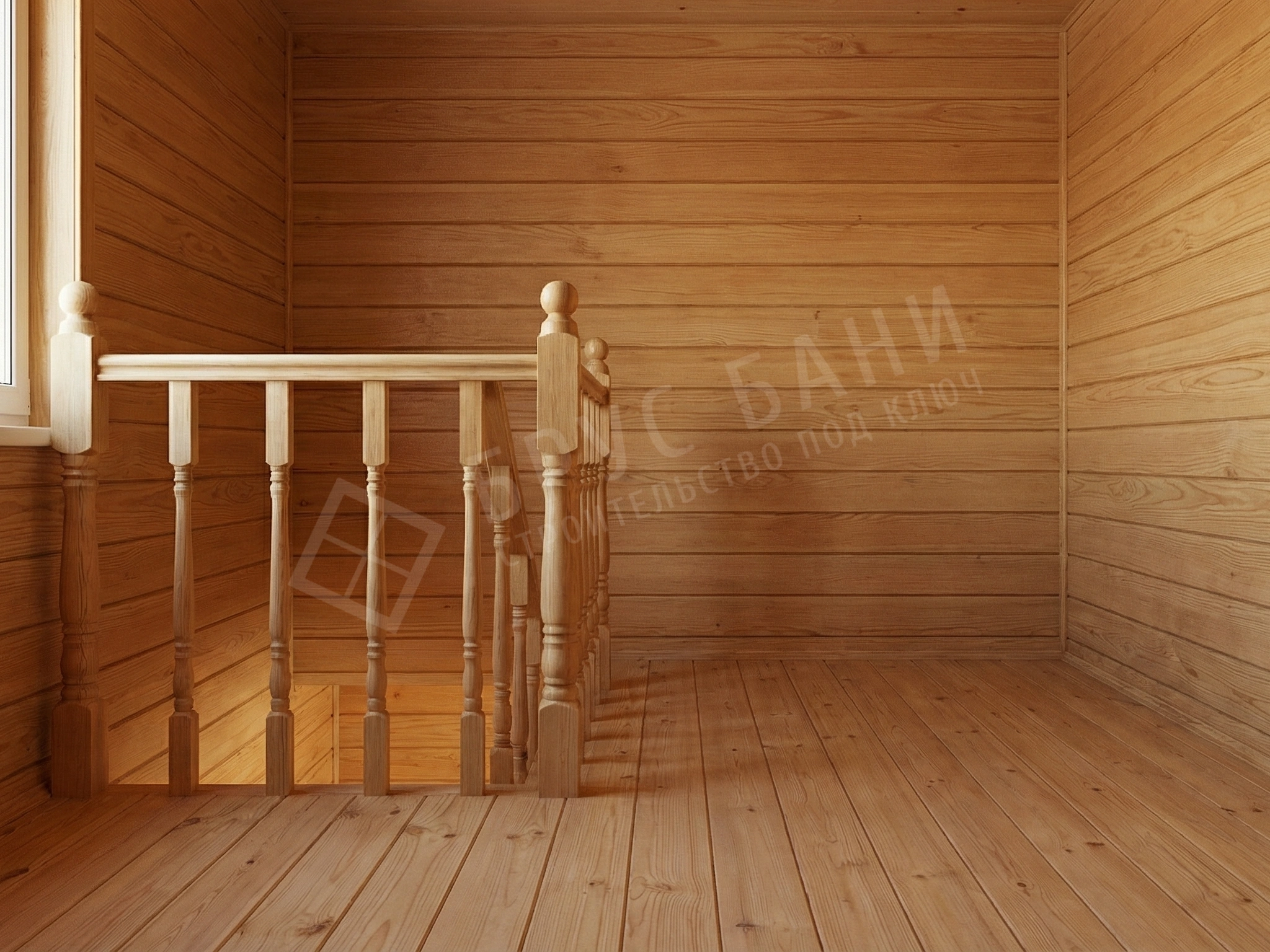 Лестница в бане