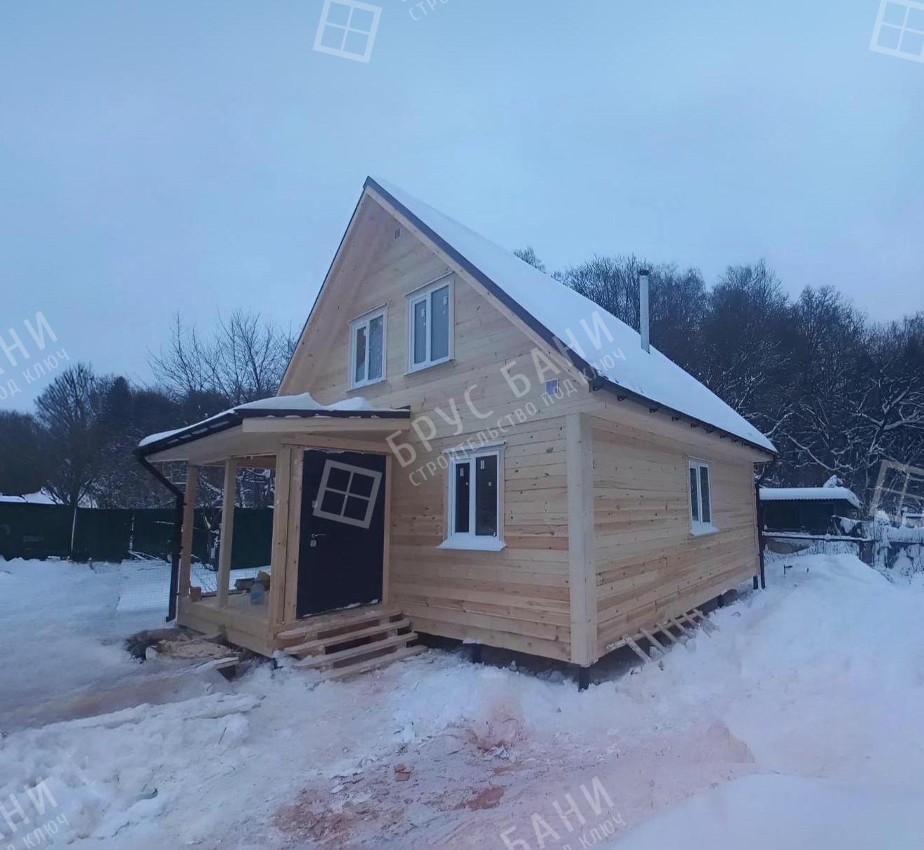 Баня из бруса 7х7 Кудрово