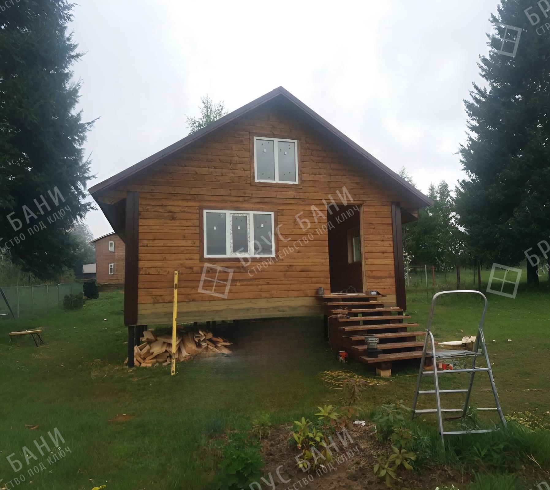 Баня из бруса 5х6 Высоцк