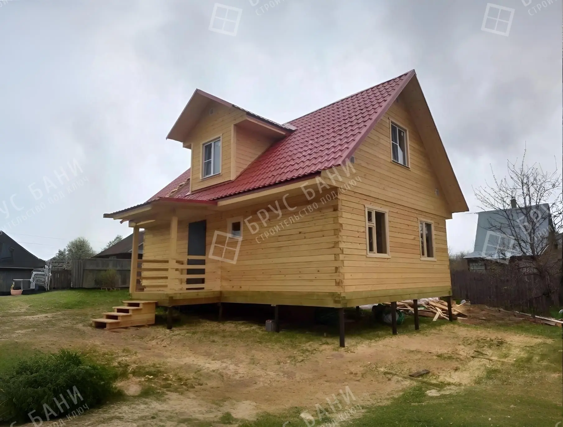 Баня из бруса 6х9