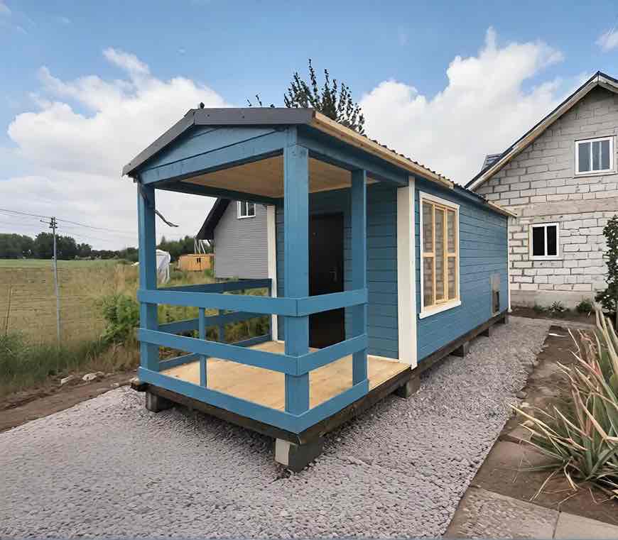 Мобильная баня 2.3х8