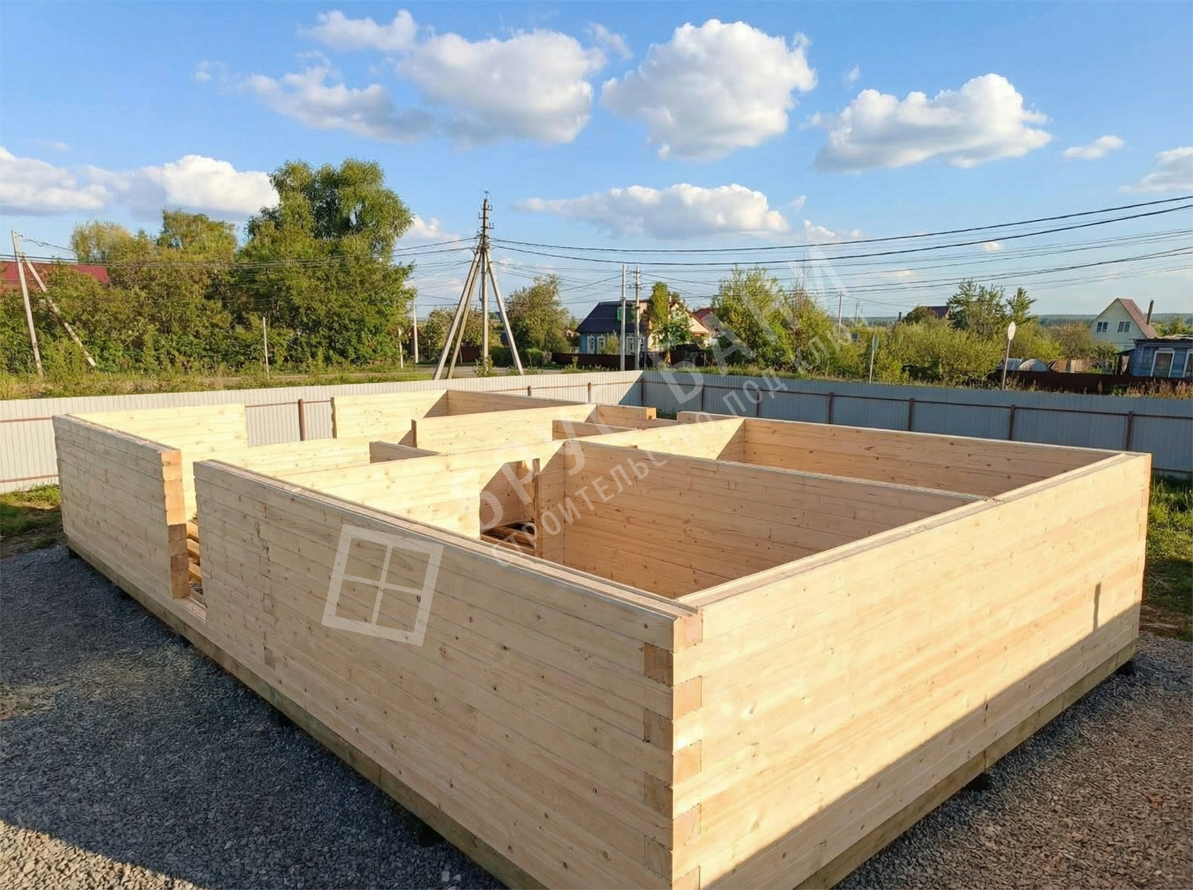 Строительство дома из бруса